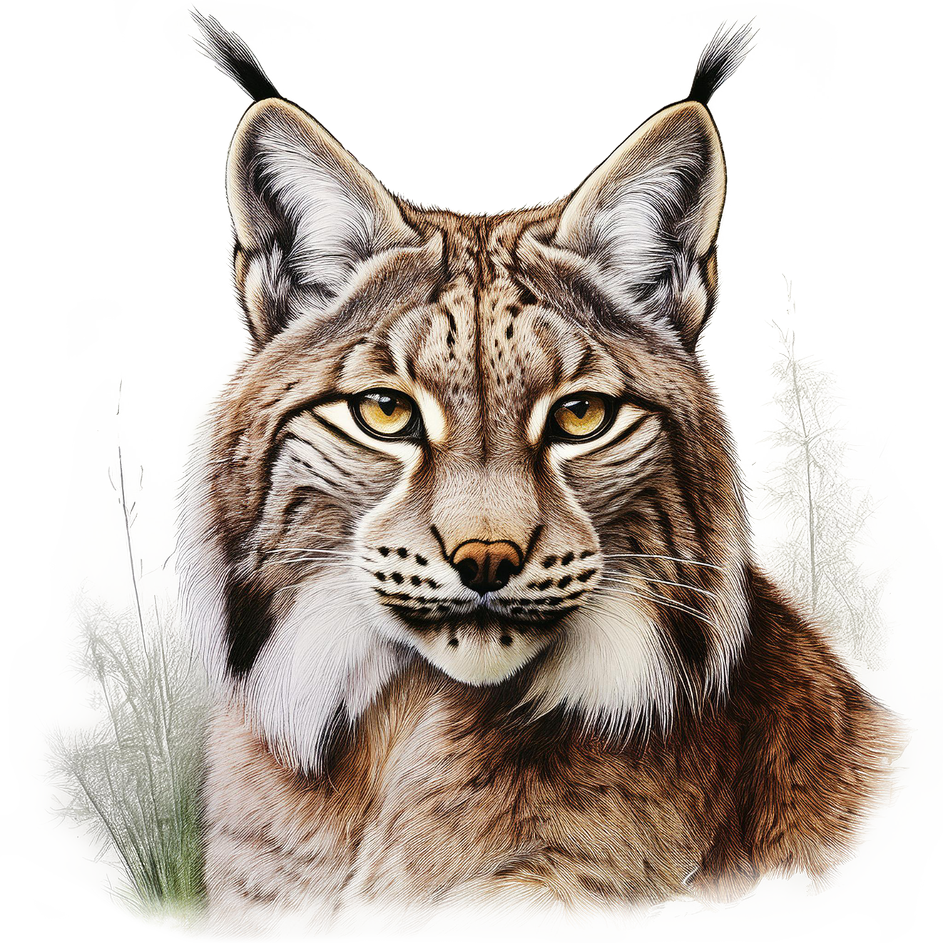 Skizze eines Luchses